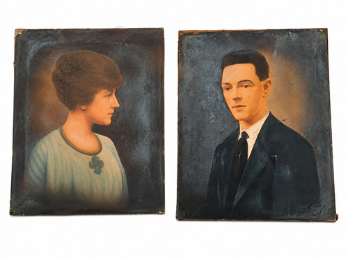 Original vintage portrait - vintage,