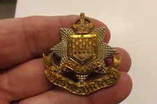 MILITARY CAP BADGE EAST SURREY REGIMENT 4CMS X 4.5CMS (680)