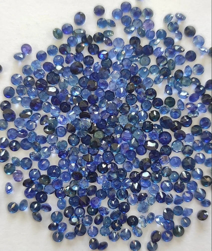 Natural blue sapphire round - sapphire,