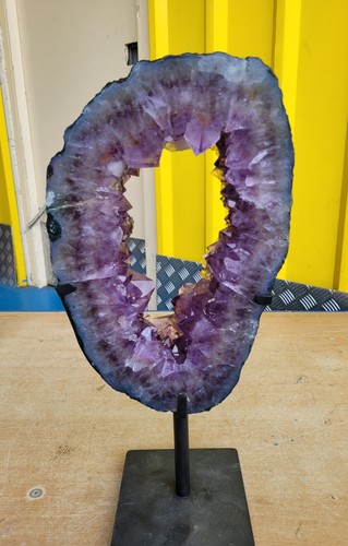 Amethyst portal geode ring - amethyst,
