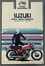 SUZUKI T125, T200, T250, T305, T350, T10, T20, T500, S32-2 - CLYMER MANUAL 1972