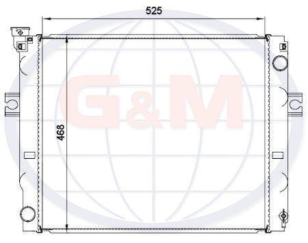 Radiator for toyota forklift - radiator,