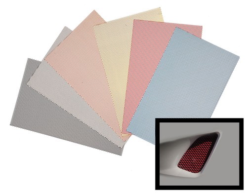 Aluminium mesh decal vent - decal,