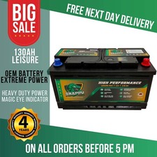 12v 130ah leisure - battery, high