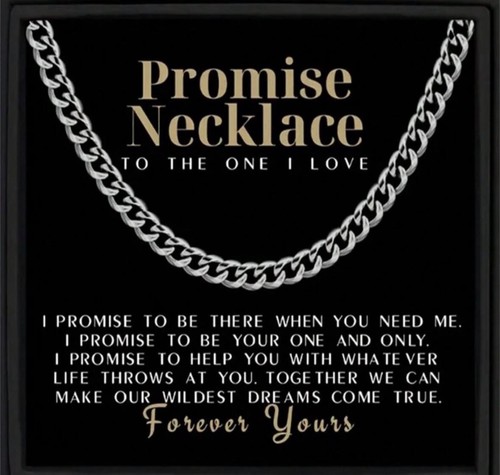 Man promise necklace - man’s,