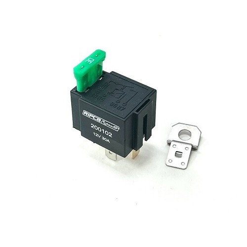 12v pin 30a - fused, relay