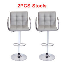 1 / 2 x Barstool Gas Lift Stools Pub Club Cafe Home Breakfast Swivel Chair NEW