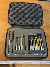 Erbauer Drill Bit Set Hex Shank 28 Bit with Storage Case Incomplete See Pics OD