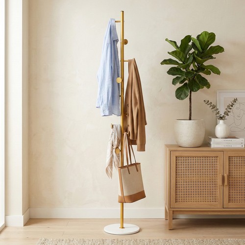 Freestanding metal coat - metal,