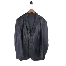 Mens M&S Luxury Leather Blazer