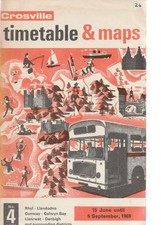 CROSVILLE BUS TIMETABLE BOOK