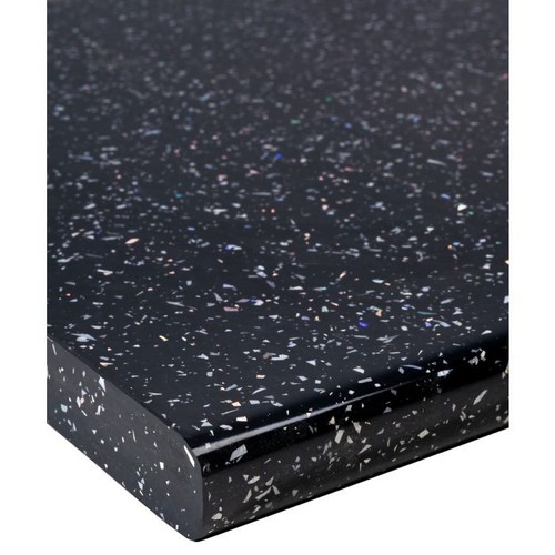Kitchen worktop black sparkle - kitchen,