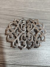 solid silver nurses Belt Buckle. hallmarked Read Description 