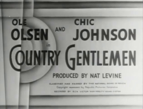 Country gentlemen - country, (1936)