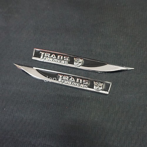 Pair silver black autobot - pair,