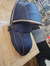 Egg 1 2 Seat For Pram In Blue And Tan Babystyle