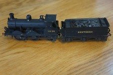 OO gauge 4mm vintage scratchbuilt brass loco. SECR SR BR C class loco
