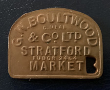 ESSEX LONDON TRADE TOKEN : G.W. BOULTWOOD & Co. Ltd. . STRATFORD MARKET : 5/-