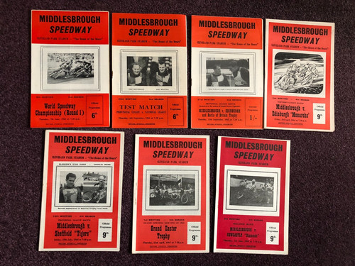 Speedway programmes 7 - speedway,