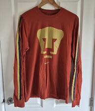 Pumas UNAM (Mexico) Long Sleeve Fan T Shirt, Nike, Large, Fantastic Condition
