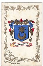 Portsmouth Heraldic Series coat of arms city crest UNP postcard
