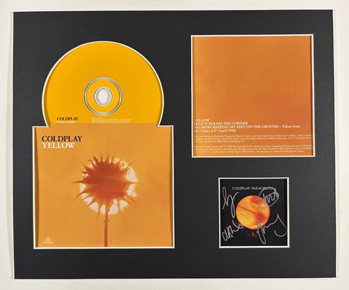 Coldplay signed autographed - -,
