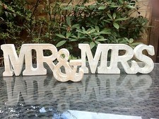 MR & MRS WHITE WASH WOOD FREE