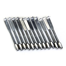 Set 24pcs Chrome Plated Banjo Parts Flat Hooks