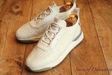 Santoni White Leather Brogue Shoes Trainers Sneakers UK 6 US 7 EU 40