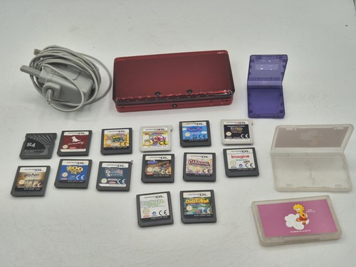 Nintendo 3ds metalic red - nintendo,