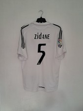 Real Madrid 2005/06 Home Shirt / ZIDANE 5 / Large (Very Good 7/10)