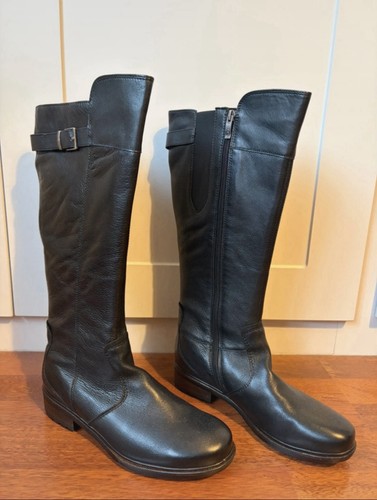 Ladies soft leather black - ladies,