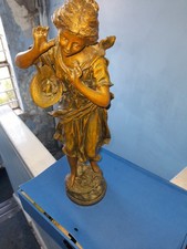 spelter lady figure Auguste