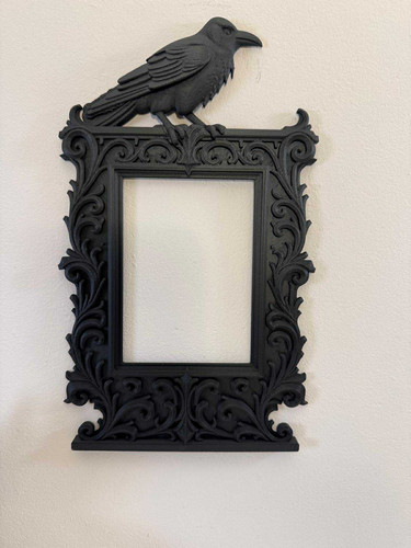Gothic raven frame dark - frame, |