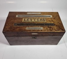 Antique Wooden Letter Box