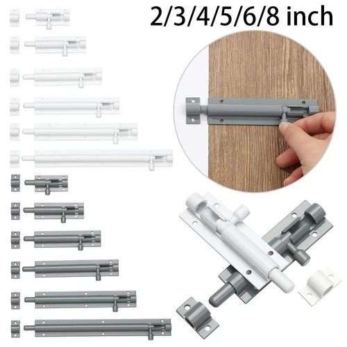 Slide bolt bathroom toilet - slide,