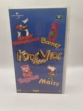 Kids Vids 2000 VHS - Woody Woodpecker, Barney, Bagpuss, Maisy Video Kids VGC