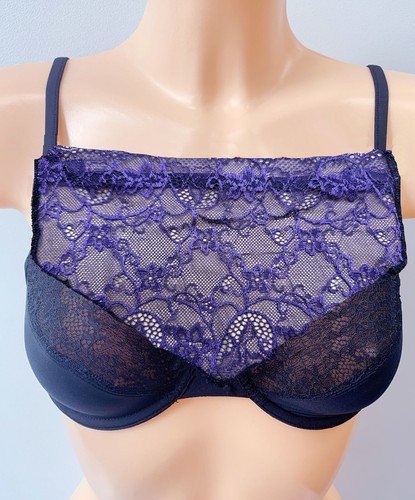 Modesty panel purple - purple, lace
