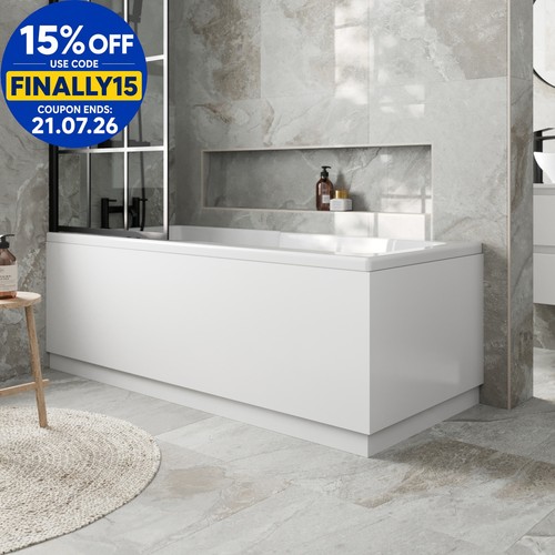 Modern bathroom 1700 front - modern, &