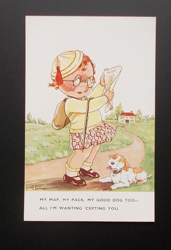 Vintage postcard artist kit - vintage, '