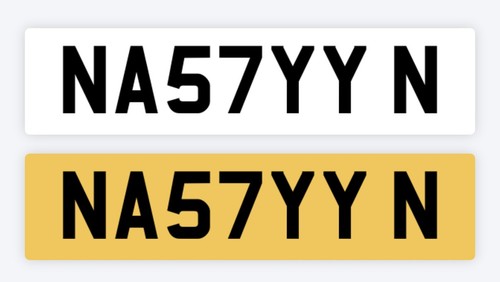 Nasty private number plate - number,
