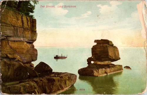 Munising postcard the - munising, mi