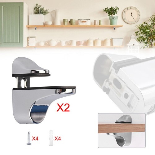 Sturdy glass shelf bracket - bracket, for
