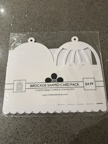 Birdcage shaped cards - birdcage,
