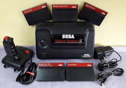 Sega master system console - sega,