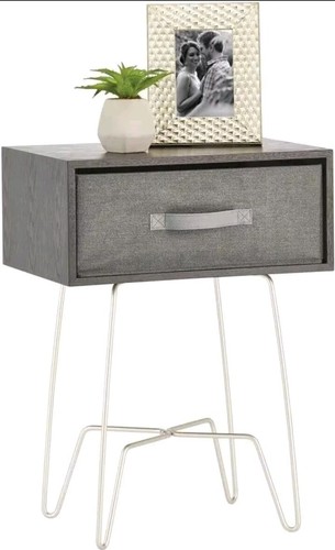 Modern side table - table, drawer