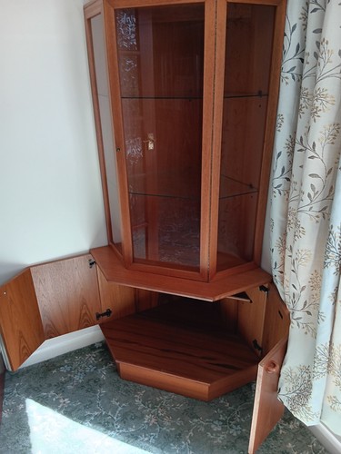 Vintage teak corner - teak, cabinet