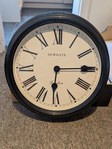 Newgate gallery clock ebony - newgate,
