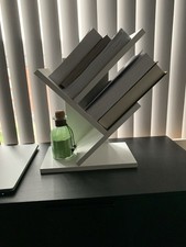 2 Tier Tree Bookshelf, Small Bookcase, Book Storage Rack