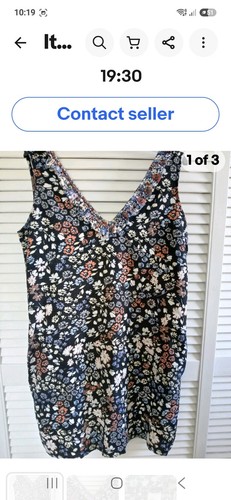 Ladies linen shift - ladies, dress